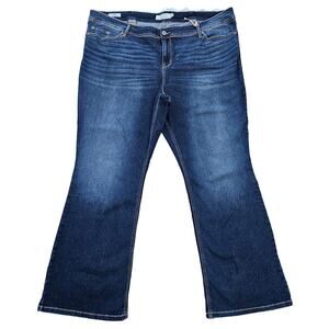 Torrid Luxe Slim Boot Cut Jeans Plus Size 28 BootCut Dark Stretch Denim NWOT